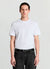 Plain-colour crew neck T-shirt