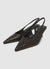 Slingback a punta con tacco medio