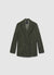 Double-breasted corduroy jacket
