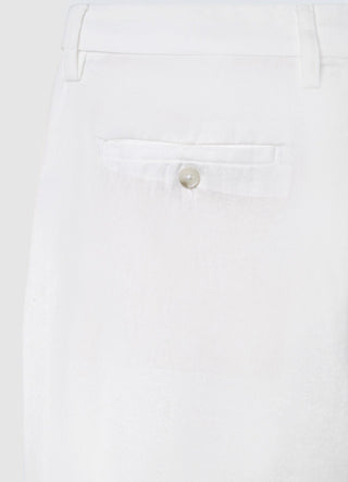 Linen blend chino trousers