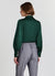 Satin-effect bodysuit shirt