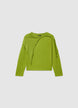 T-Shirt mit Knotenkragen - XS