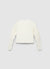 Cable-knit jumper with crew neck