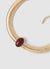 Collana girocollo con pietra ovale
