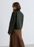 Waxed jacket with contrasting collar