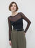 T-shirt inserto tulle
