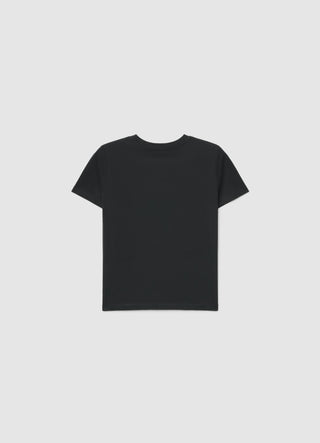 T-shirt con applicazione strass