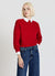 Strickpullover mit Zopfmuster