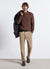 Honeycomb crew neck sweater