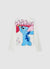 T-shirt a maniche lunghe con stampa Stitch