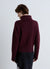 Pullover mit Stehkragen und englischem Rippenmuster
