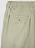 Striped bermuda shorts with cuffed hems