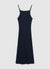 Vestito lungo a costina