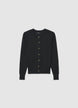 Cardigan girocollo con bottoni - XS