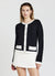 Cardigan con bottoni dorati