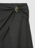 Pantalone wide leg sa naborima i iglom za rever
