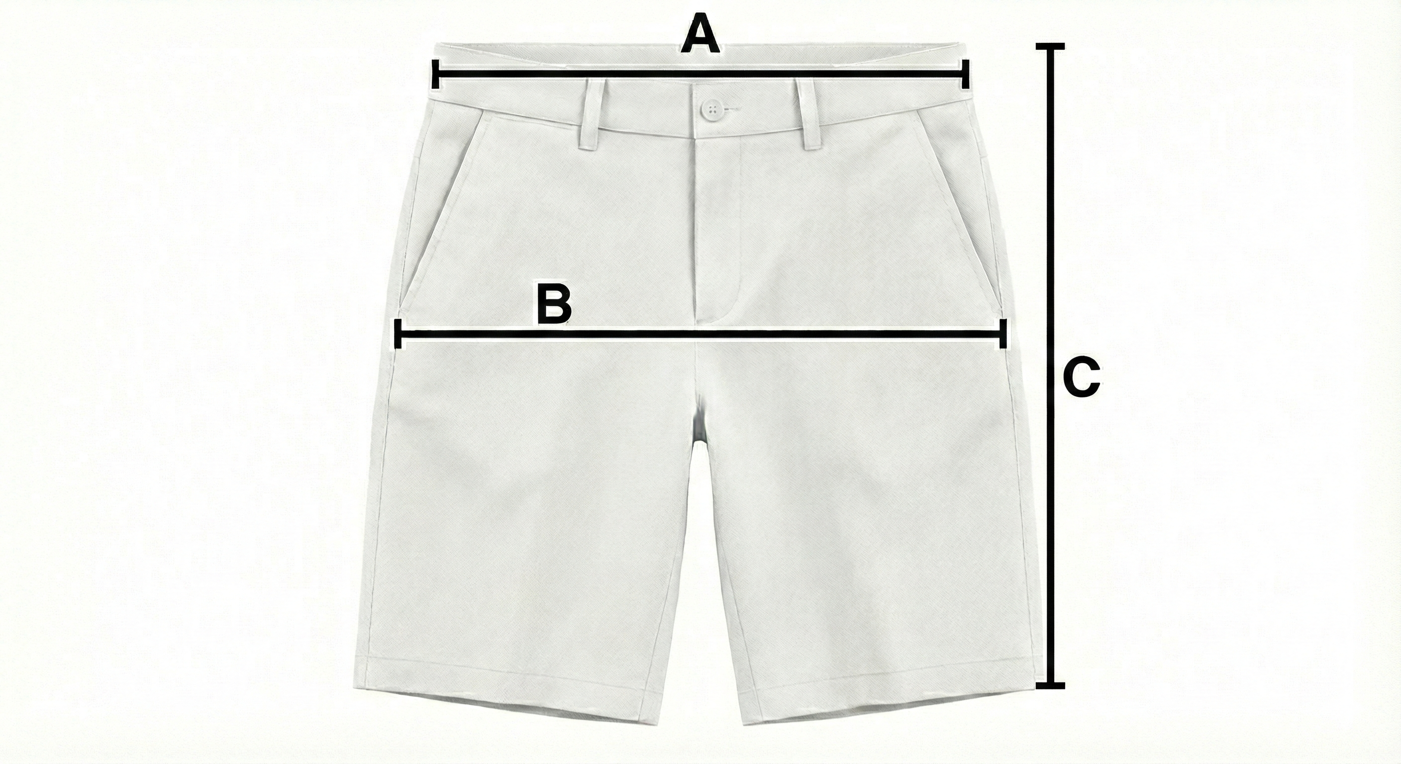 Guida punti di misura - Pantalone ginnico Corto Uomo
