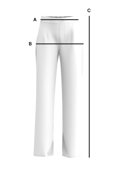 Guida punti di misura - Pantalone ginnico Lungo Uomo