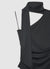 One-shoulder body with scarf collar