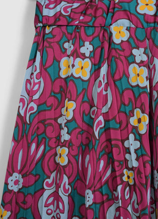 Patterned palazzo trousers
