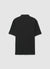 Plain polo shirt with collar and two buttons