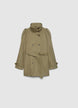 Trench doppiopetto con cintura - XS