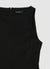 Sleeveless dress with a godet skirt