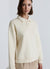 Serafino-Sweatshirt mit Kragen
