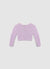 Maglia crop con fiocchi applicati