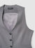 Gilet avec boutons unis