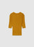 T-shirt a costine serafino con bottoni