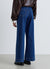 Jeans wide leg con pieghe
