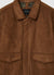 Suede-effect jacket