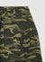 Pantaloni cargo con stampa camouflage e coulisse
