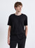 T-shirt a coste girocollo