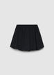 Solid-colour balloon skirt-trousers - XS