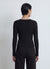 Ribbed cardigan with hooks