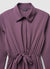 Shirt dress with knot