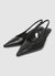 Slingback a punta con tacco medio