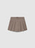 Pleated skort with micro pattern