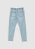 Jeans jogger con coulisse e strappi