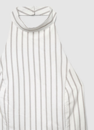 Top halterneck a righe