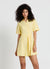 Kurzes Hemdblusenkleid mit Gürtel