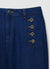 Jeans palazzo visokog struka s gumbima