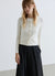 Cable-knit cardigan with buttons