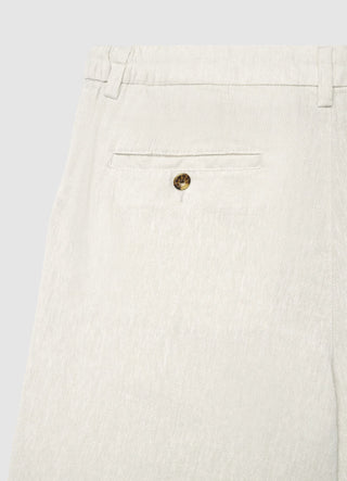 Linen blend bermuda shorts