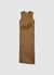 Langes, drapiertes Kleid mit Ring
