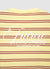 T-shirt girocollo a righe con stampa retro