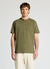 Plain-coloured T-shirt with a crew neck