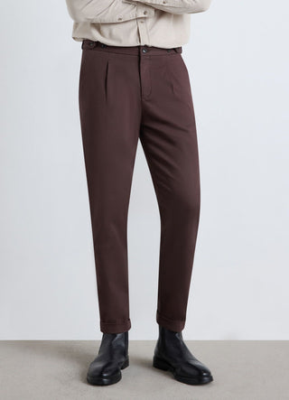 Chino trousers with waist buttons